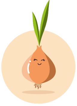 Maskotka BeAgro - uśmiechnięta cebulka