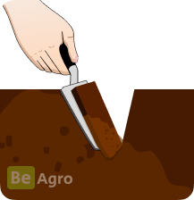 Pobieranie próbki łopatką